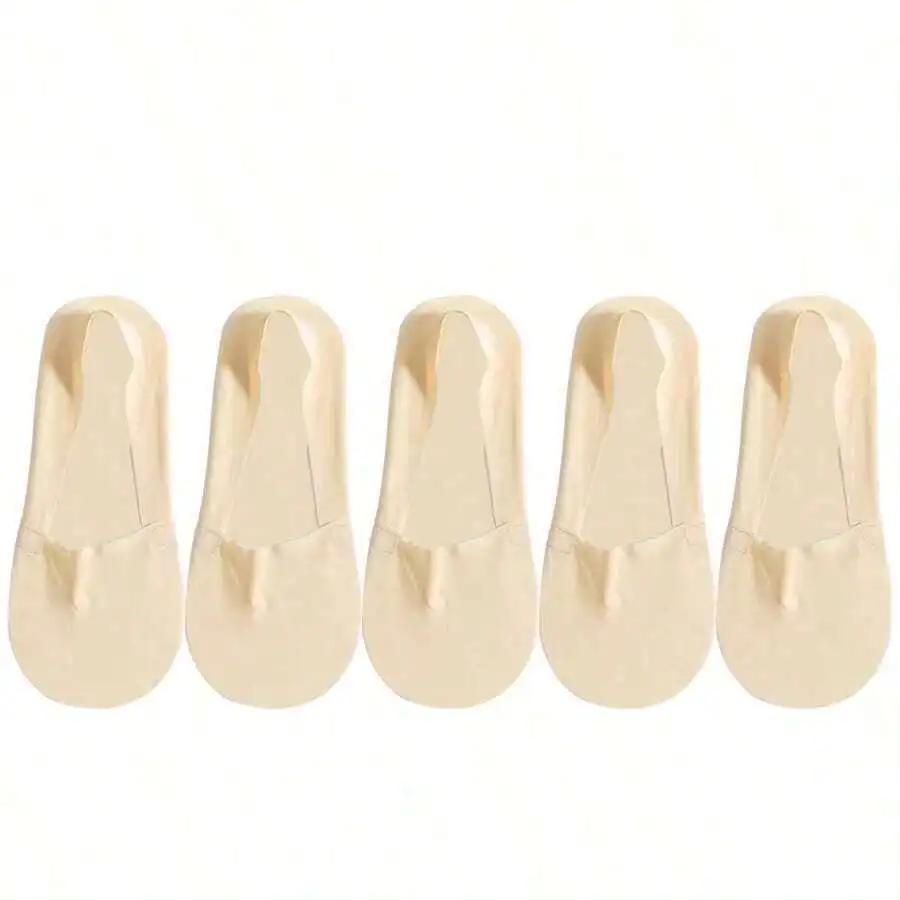 Invisibility Sock Loafer - 5 Pairs Women's Summer Breathable Thin