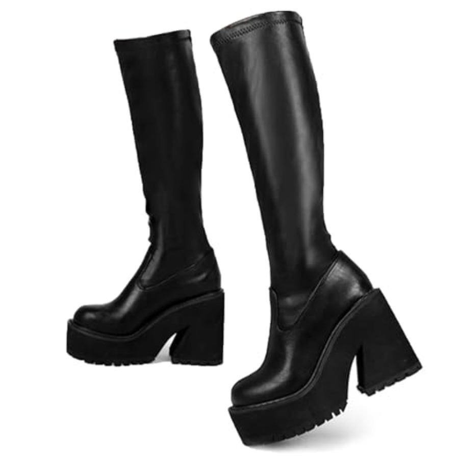 AMINUGAL Womens Elastic Knee H - Knee High Sock Women 评论和价格