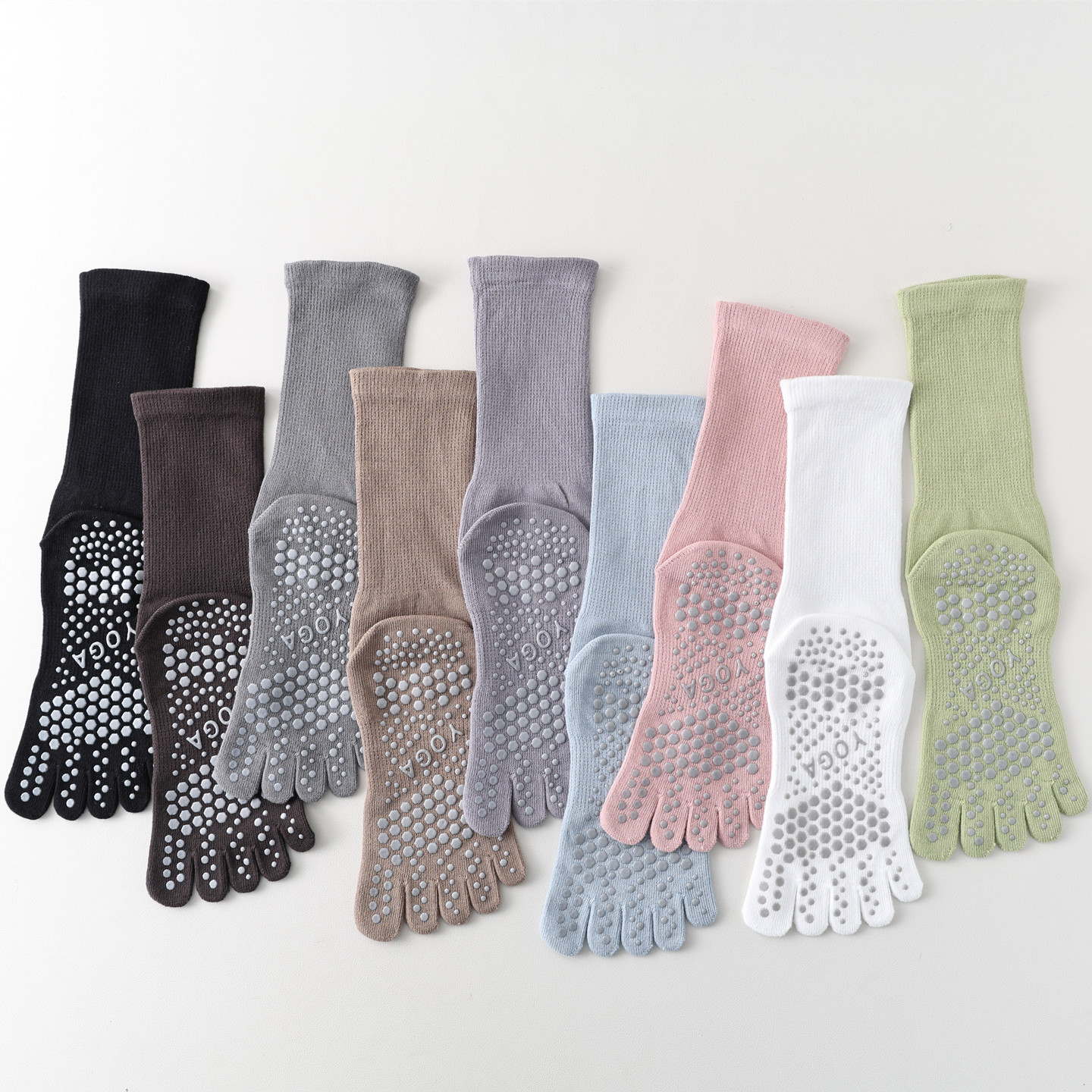 1 Pairs  Woman Yoga Socks Cand - Toe Sock Split 评论和价格