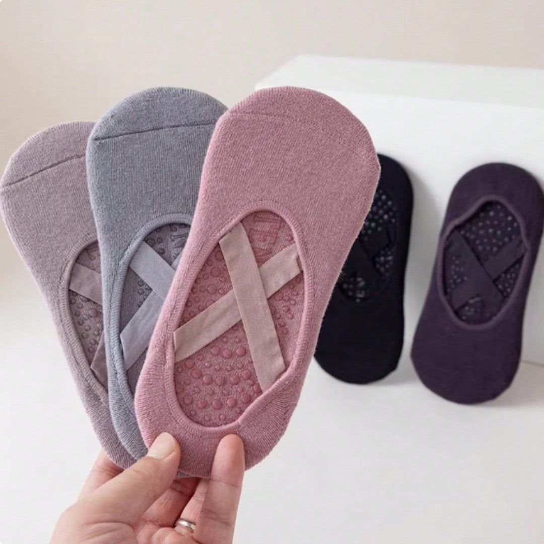 Anti-slip silicone sole yoga s - Grip Sock Yoga 评论和价格