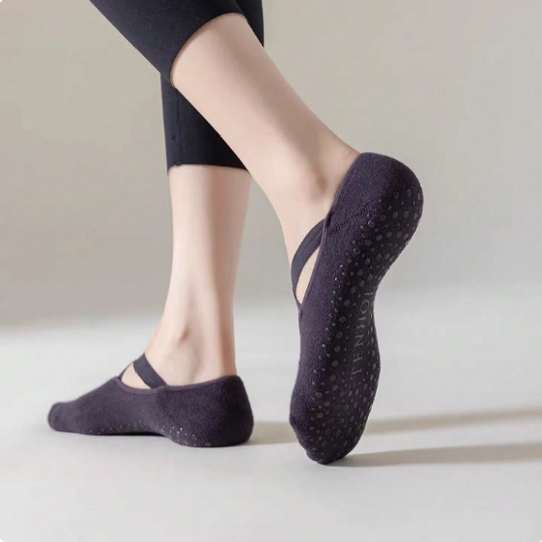 Anti-slip silicone sole yoga s - Grip Sock Yoga 评论和价格