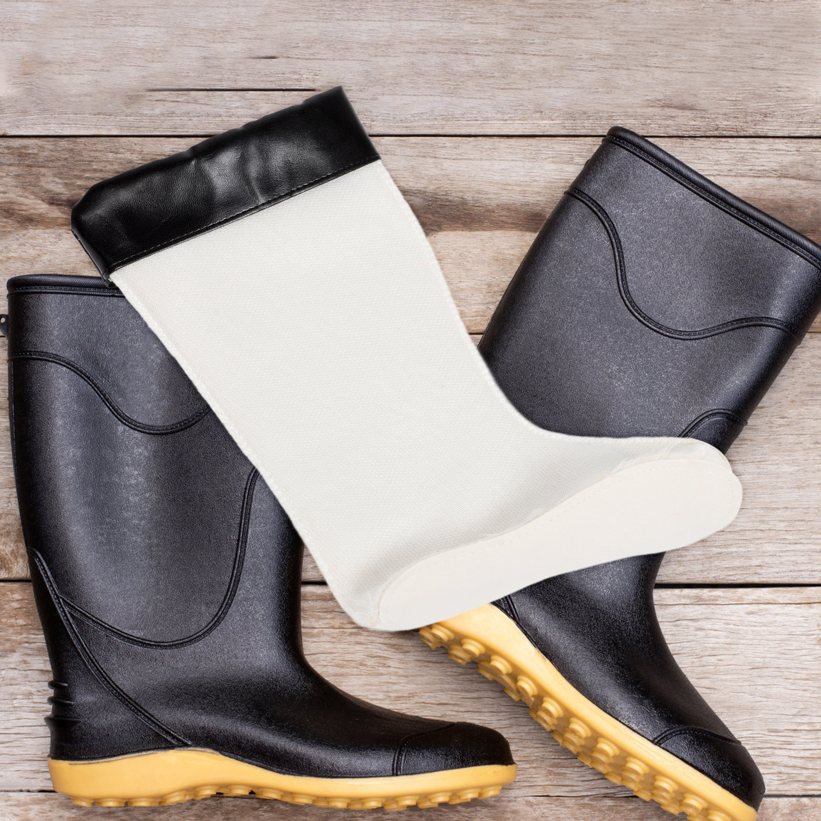 1Pair Warm Winter Rain Boot Li - Thermal Sock Winter 评论和价格
