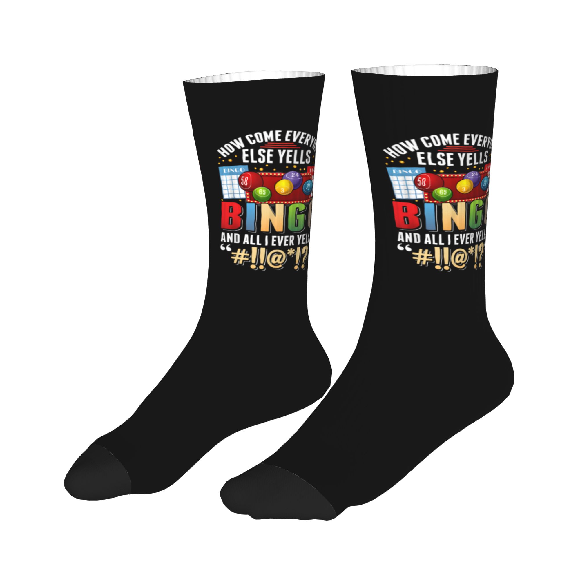 Bingo Player Humor Sarcastic Q - Dress Sock Men 评论和价格