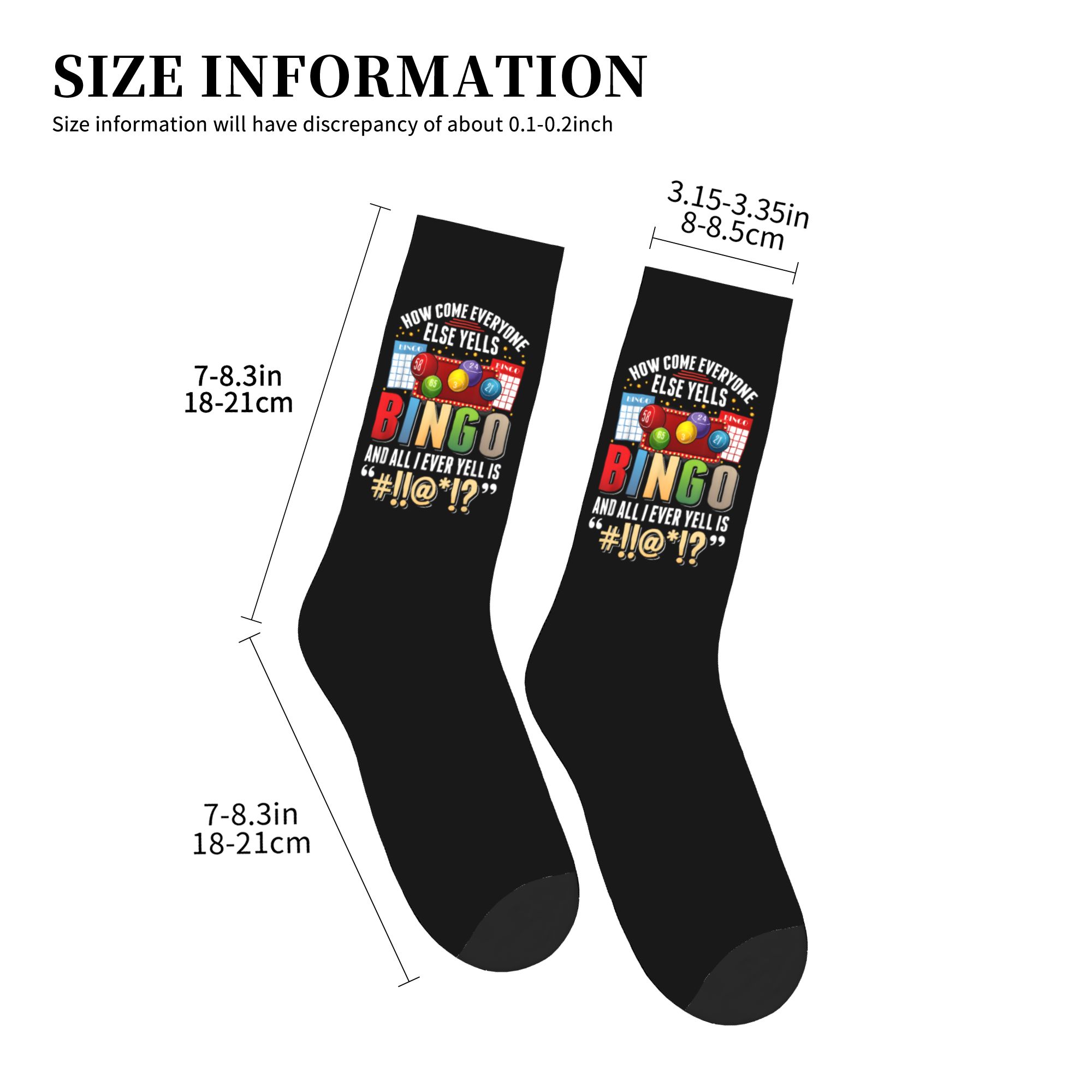 Bingo Player Humor Sarcastic Q - Dress Sock Men 评论和价格