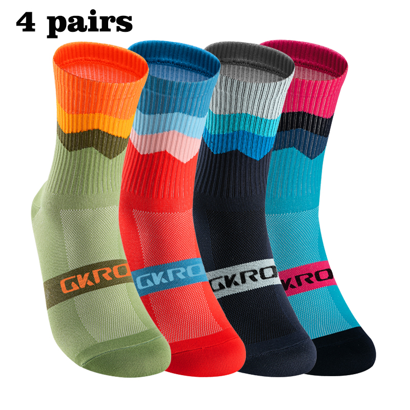 GKRQ 4 Pairs Bike Socks Men Nu - Compression Sock Medical 评论和价格