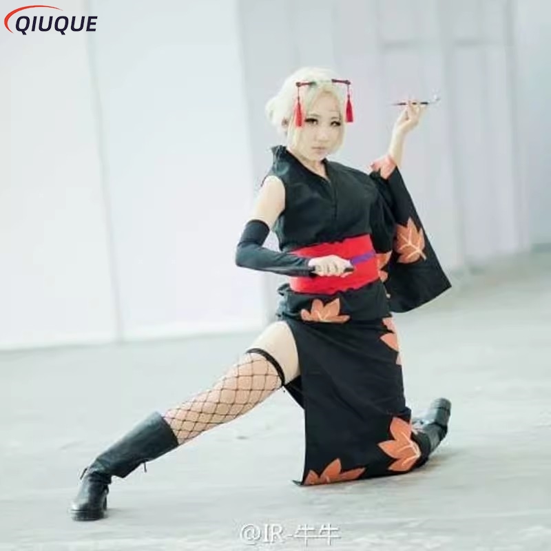 Tsukuyo Cosplay Costume Wig Ku - Fishnet Stocking Women 评论和价格