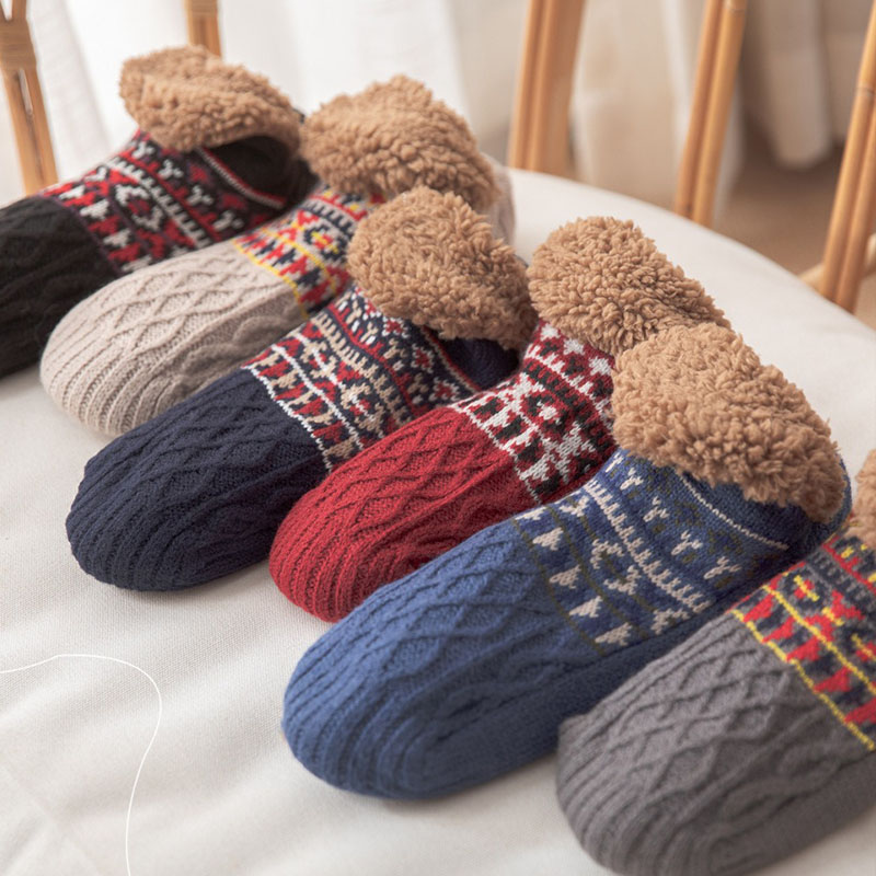 Women Men Fall And Winter Floo - Ankle Sock Low Cut 评论和价格