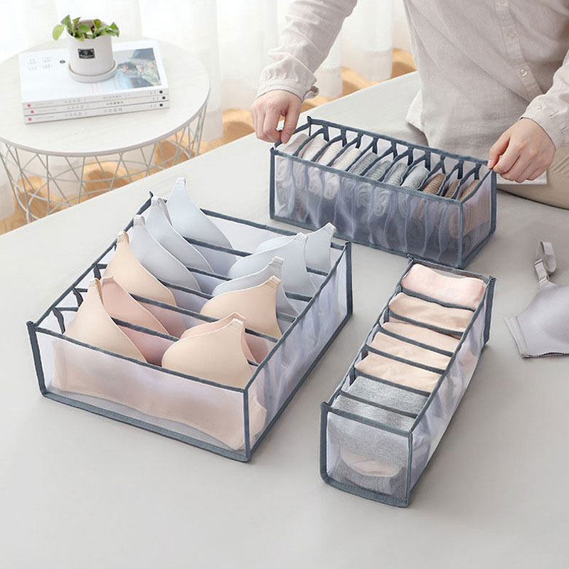 6/7/11 Grids Foldable Underwea - Sock Organizer Tray 评论和价格
