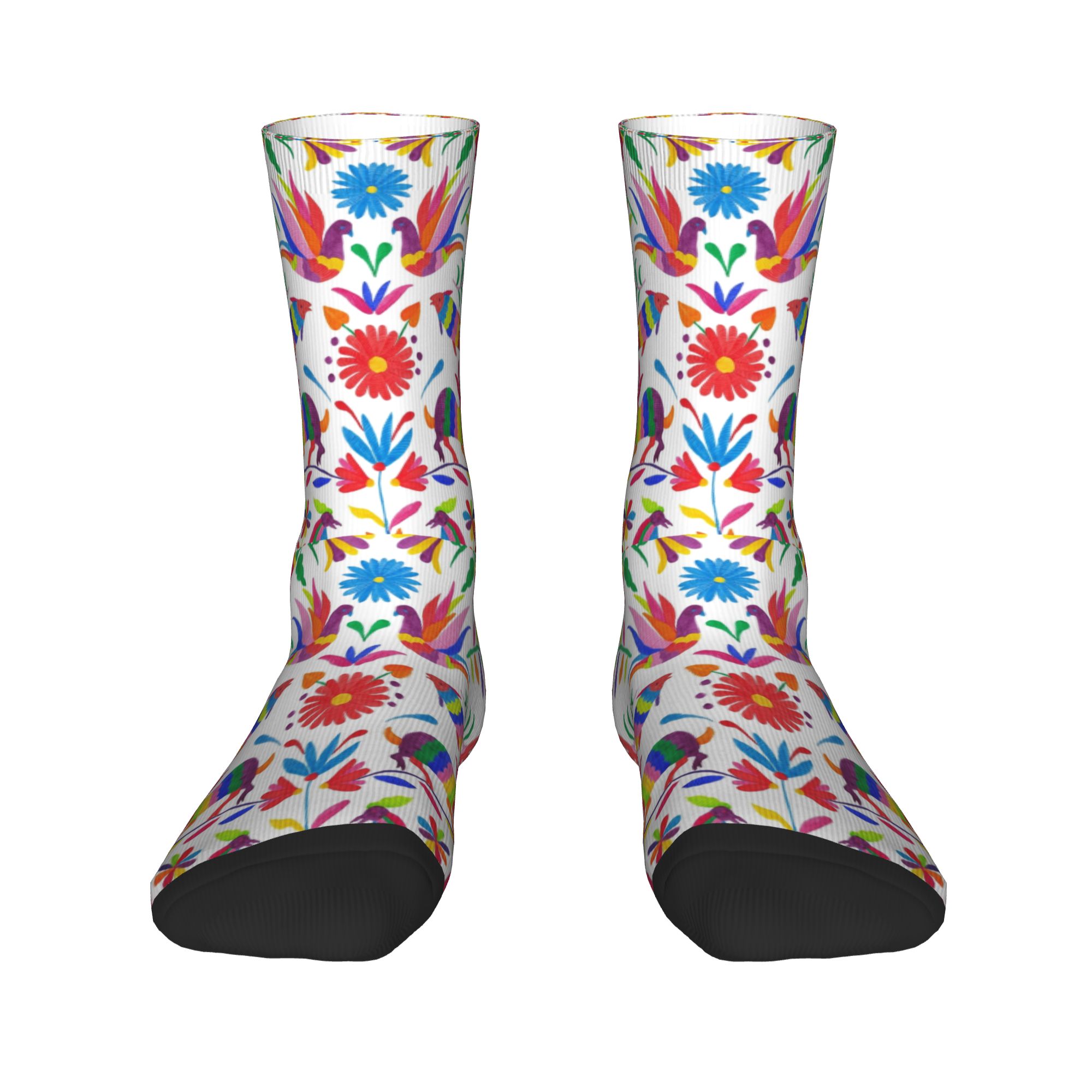 Custom Otomi Folk Mexican Art  - Dress Sock Men 评论和价格