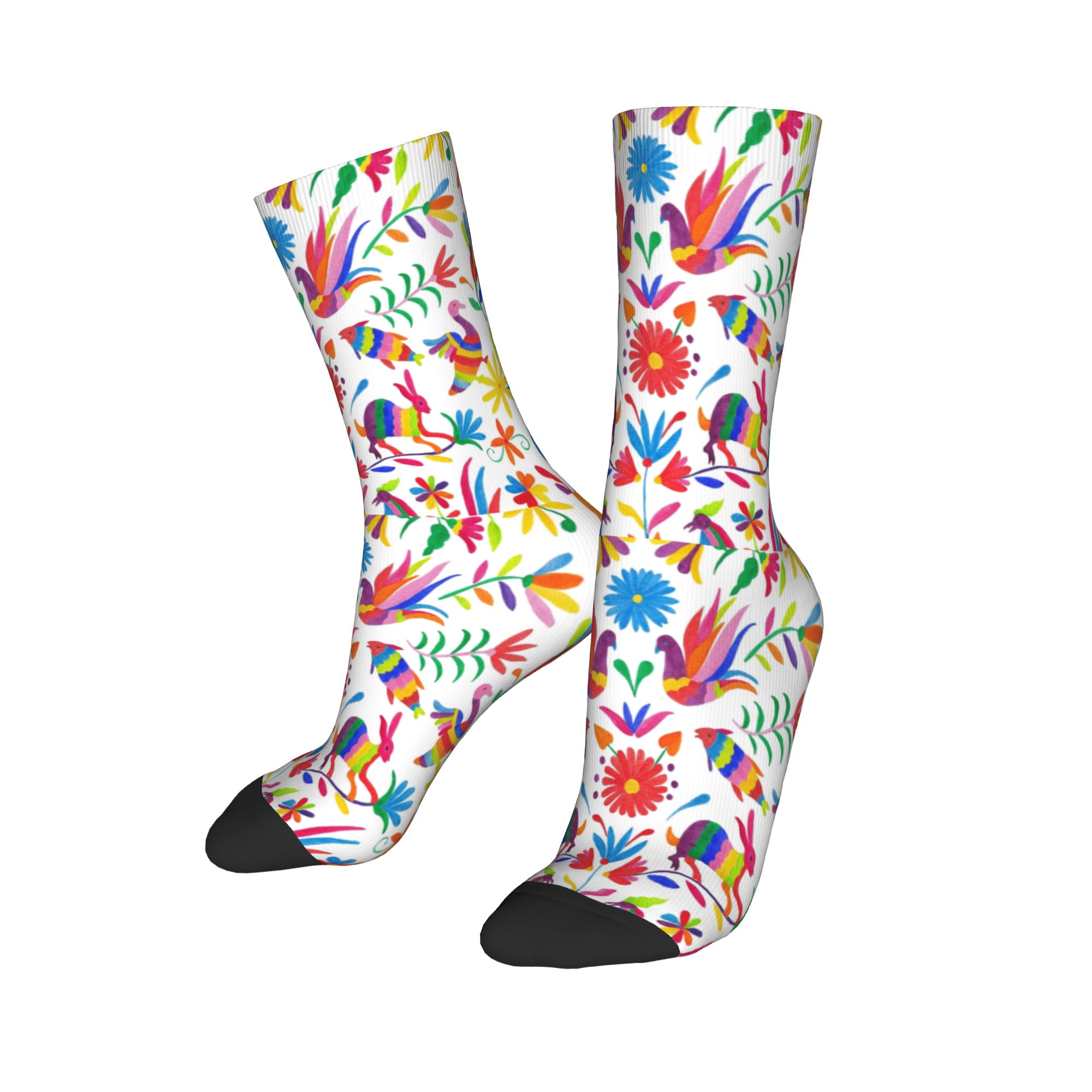 Custom Otomi Folk Mexican Art  - Dress Sock Men 评论和价格