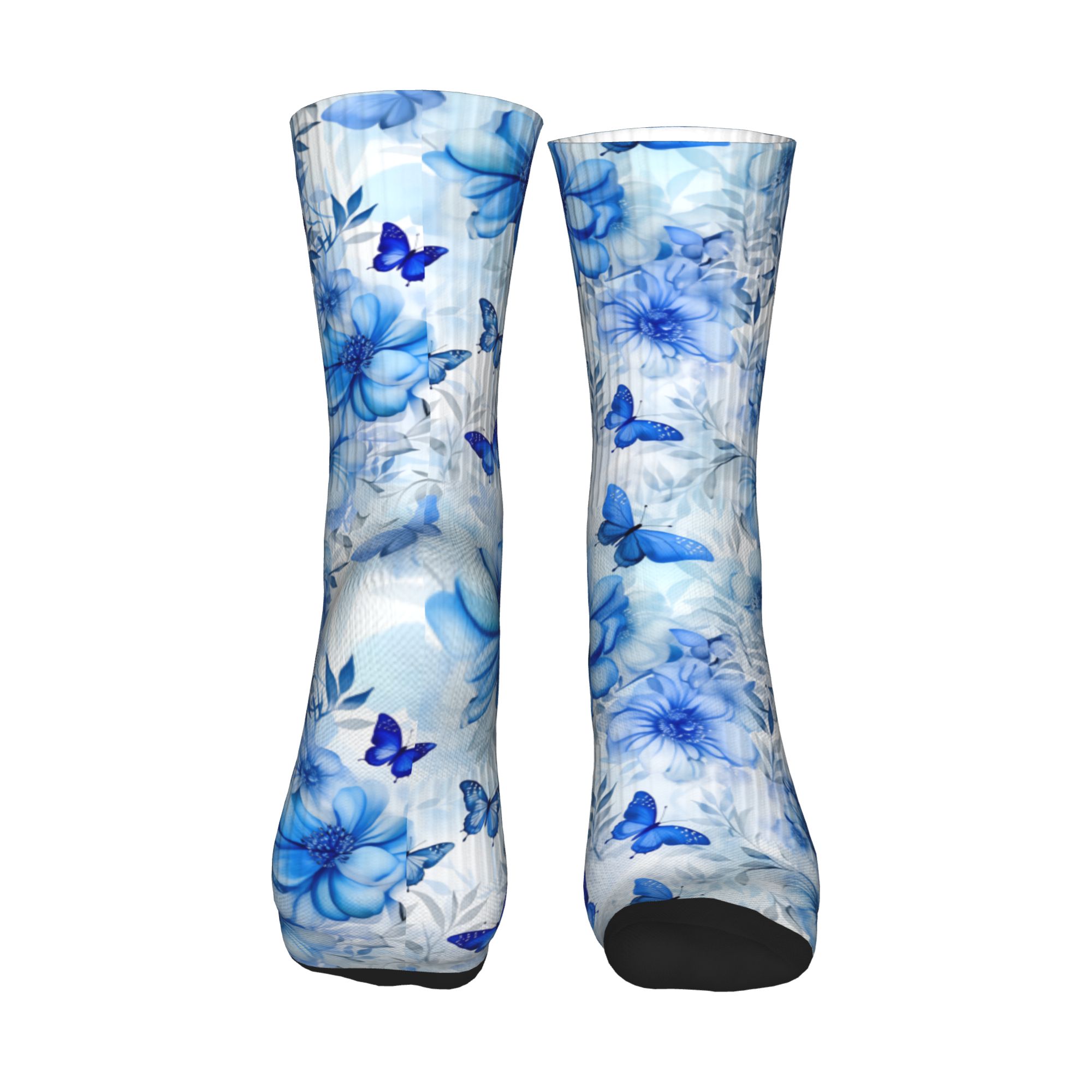 Blue Butterfly Ballet  Dress S - Dress Sock Men 评论和价格