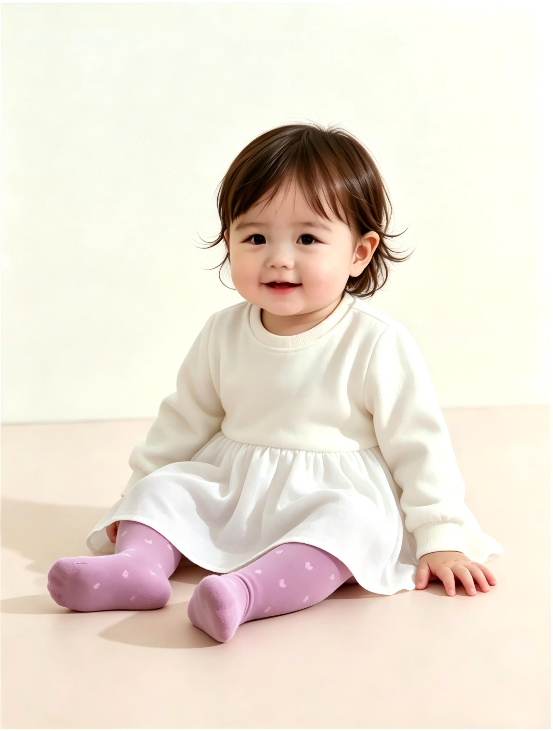 3PCS Toddler Girls Heart Print - Tights Pantyhose Sheer 评论和价格