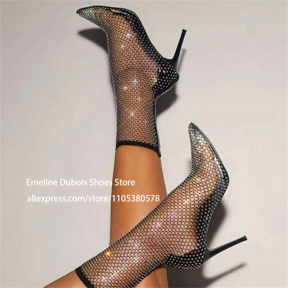 Rhinestones Fishnet Stocking S - Fishnet Stocking Women 评论和价格