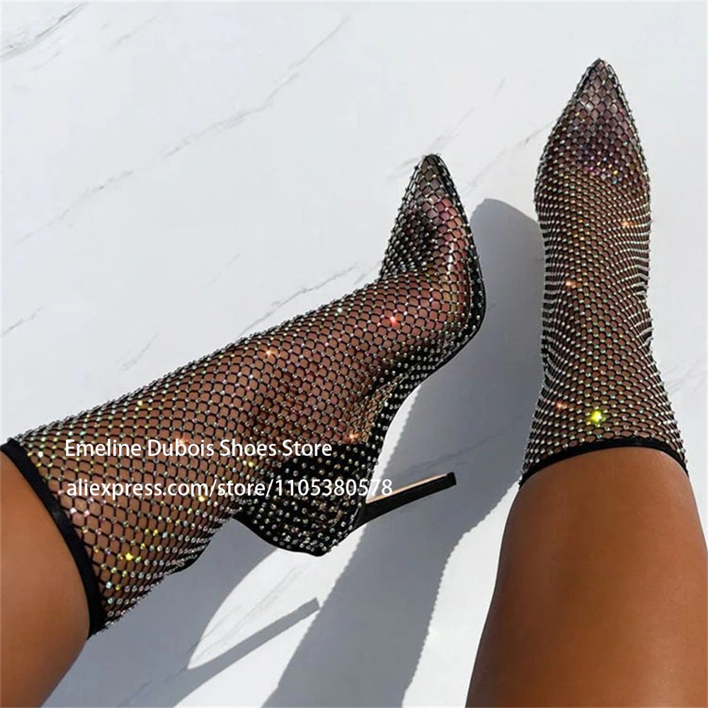 Rhinestones Fishnet Stocking S - Fishnet Stocking Women 评论和价格